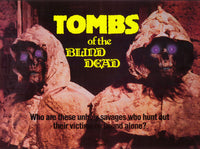 Tombs of the Blind Dead Movie Poster Print showcasing iconic horror imagery.