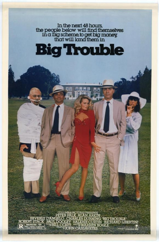 Big Trouble Movie Poster Print featuring vibrant design and classic movie theme.