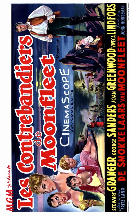 Moonfleet Movie Poster Print showcasing cinematic adventure.