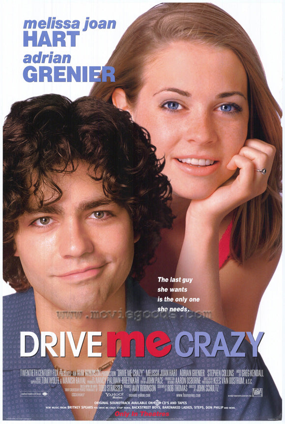 Drive Me Crazy Movie Poster Print featuring vibrant design.