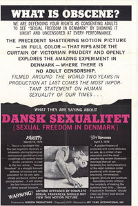 Sexual Freedom in Denmark Movie Poster Print (27x40)