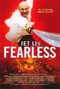 Fearless Movie Poster Print showcasing cinematic adventure and bravery.