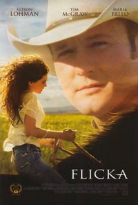 Flicka Movie Poster Print showcasing a girl and her horse.