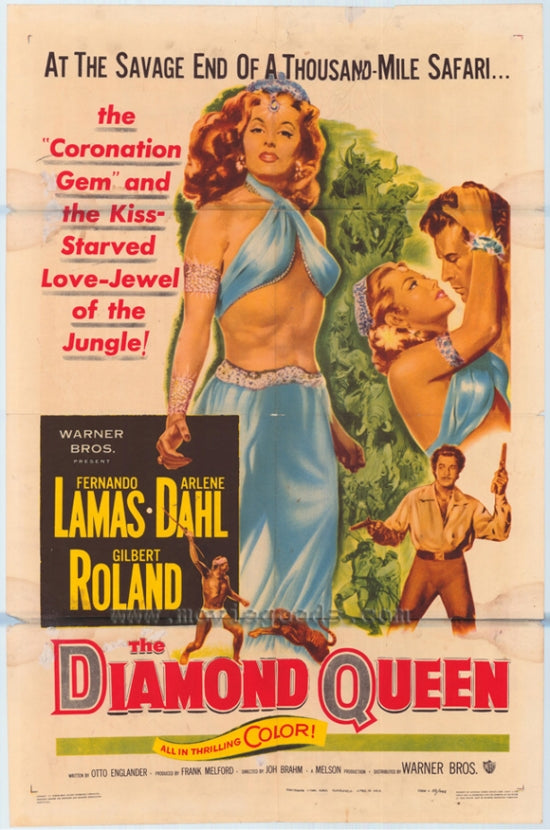 The Diamond Queen movie poster print showcasing cinematic elegance.