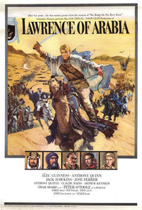 Lawrence of Arabia movie poster print capturing the film's epic essence.