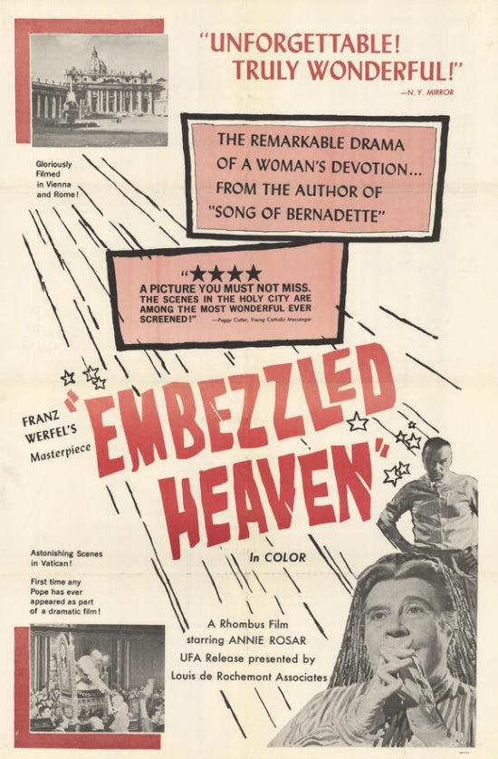 Embezzled Heaven Movie Poster Print - available in multiple sizes