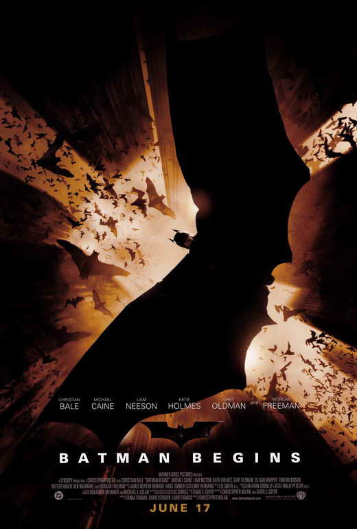 Batman Begins Movie Poster Print 27x40 | Posterazzi