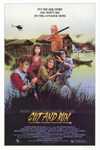 Cut and Run Movie Poster Print, vibrant cinematic art for decor.