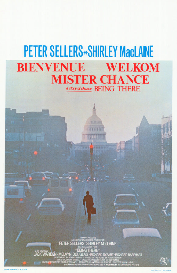 Being There Movie Poster Print featuring classic film art.