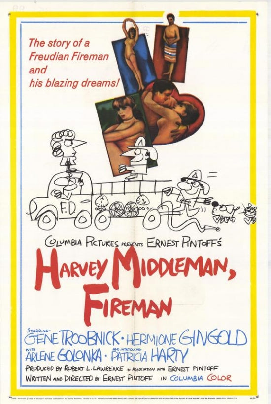 Harvey Middleman, Fireman movie poster print showcasing cinematic artistry.
