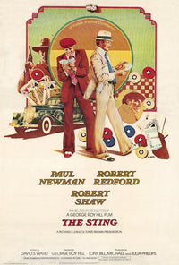 The Sting Movie Poster Print featuring classic film artwork.