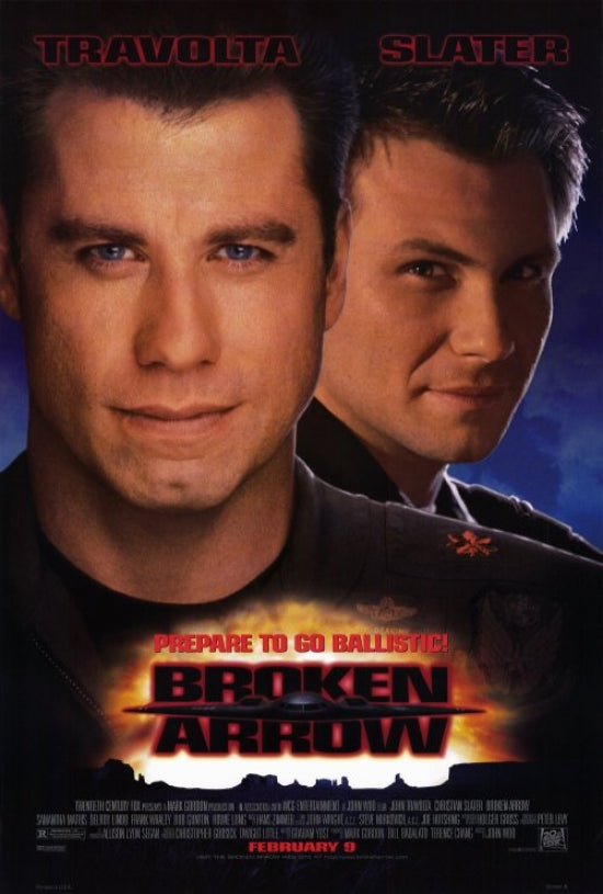 Broken Arrow Movie Poster Print showcasing dramatic visuals.