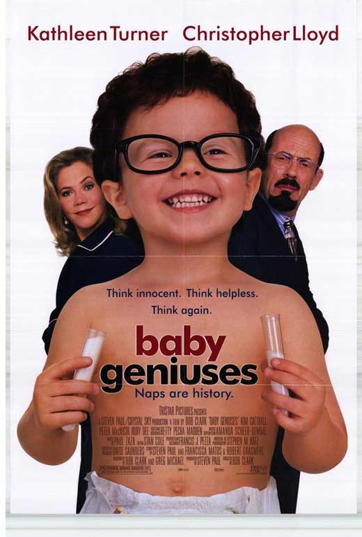 Baby Geniuses Movie Poster Print featuring colorful characters