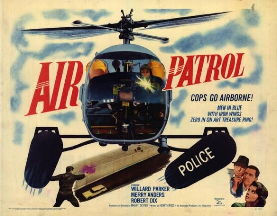Air Patrol Movie Poster Print showcasing thrilling aviation art.