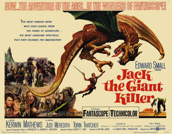 Jack the Giant Killer Movie Poster Print 27x40