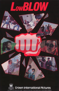 Low Blow Movie Poster Print featuring vibrant artwork for film fans.