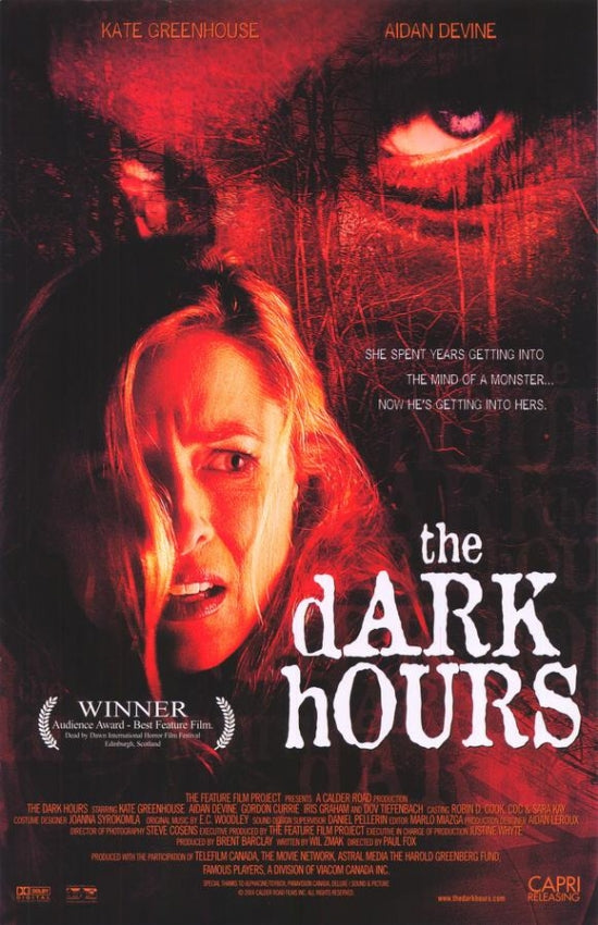 The Dark Hours Movie Poster Print featuring suspenseful design