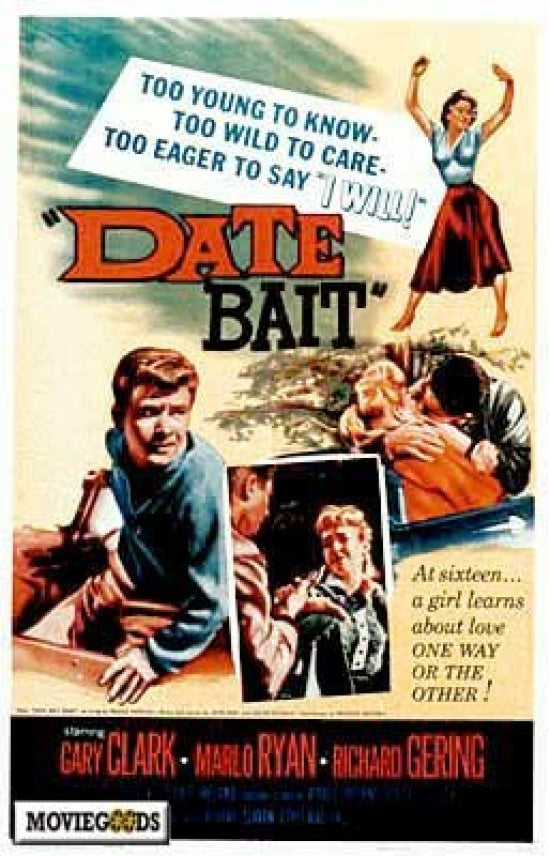 Date Bait Movie Poster Print featuring vibrant design and cinematic nostalgia.