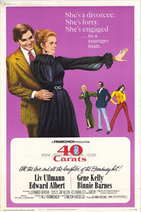 Forty Carats Movie Poster Print showcasing classic film art.
