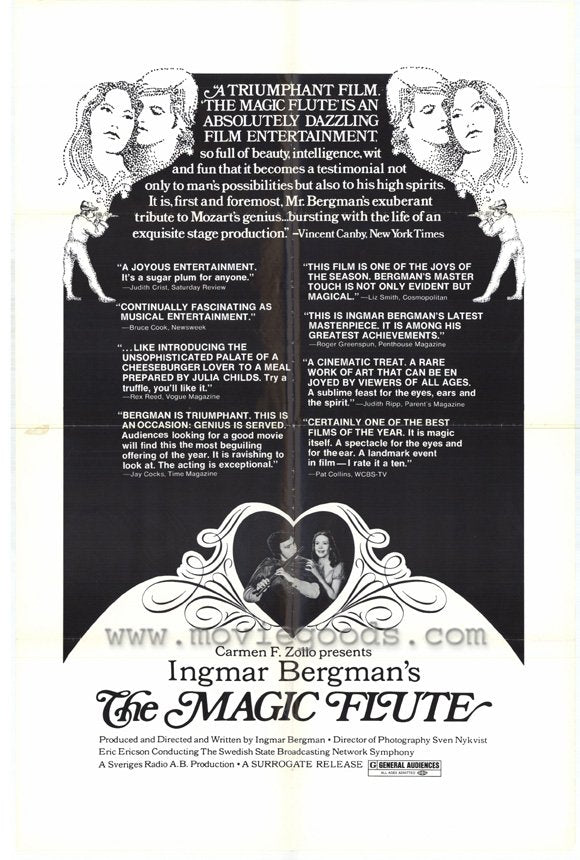 Magic Flute Movie Poster Print 27 x 40 inches