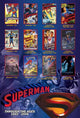 Atom Man vs. Superman Movie Poster Print featuring classic superhero art.