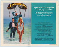 Sunburn Movie Poster Print showcasing vibrant colors and dynamic design.