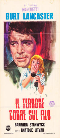 Sorry, Wrong Number Movie Poster Print showcasing classic suspense film.