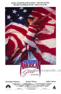 Red Blooded American Girl Movie Poster Print featuring vibrant colors.