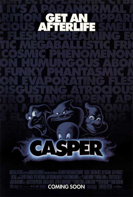 Casper Movie Poster Print - 27x40 | Pop Culture Graphics