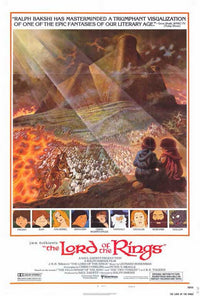 The Lord of the Rings Movie Poster Print featuring epic imagery.