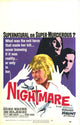Nightmare Movie Poster Print featuring classic horror imagery.