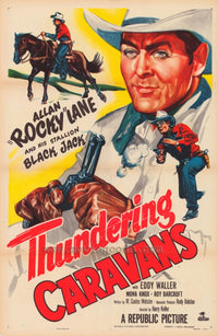 Thundering Caravans Movie Poster Print in vibrant colors