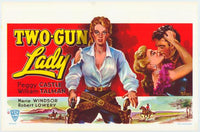 Two-Gun Lady Movie Poster Print featuring classic cinema artwork.