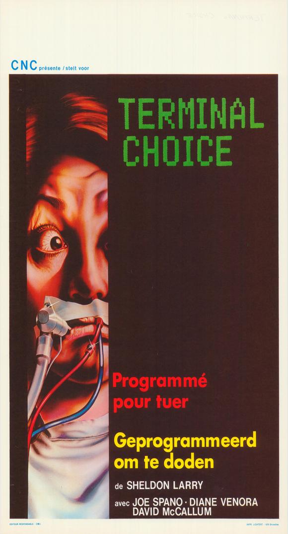 Terminal Choice Movie Poster Print showcasing vibrant colors and cinematic art.