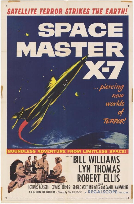 Space Master X-7 Movie Poster Print on premium paper