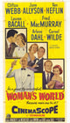 Woman's World Movie Poster Print featuring vibrant colors and captivating design.