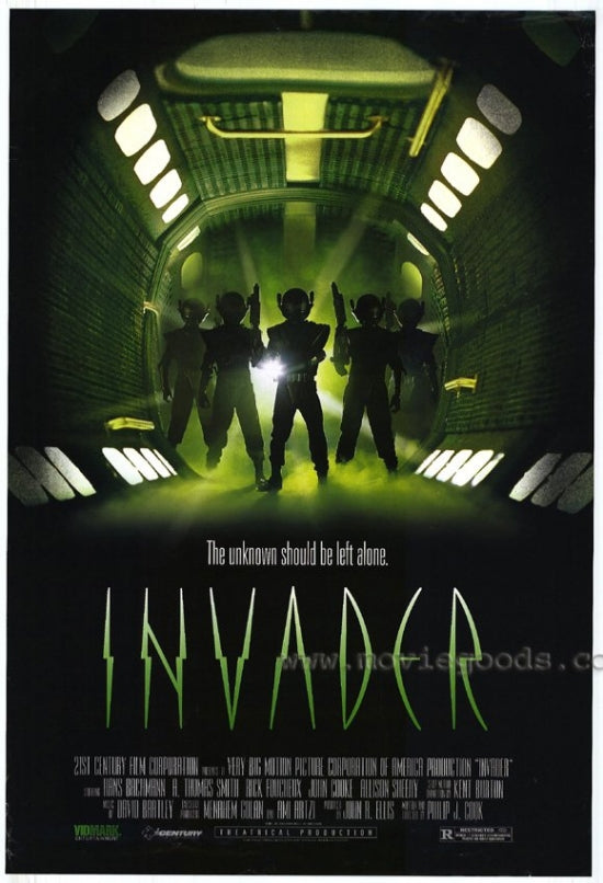 Invader Movie Poster Print showcasing vibrant colors and design.