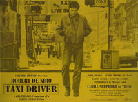 Taxi Driver Movie Poster Print featuring classic film imagery.
