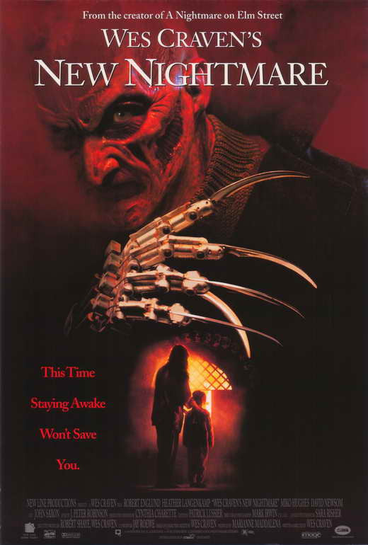 Wes Craven's New Nightmare Movie Poster Print 27x40