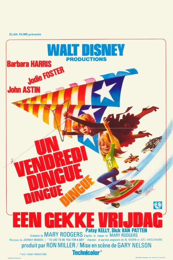 Freaky Friday Movie Poster Print featuring vibrant colors and iconic imagery.