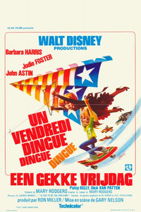 Freaky Friday Movie Poster Print featuring vibrant colors and iconic imagery.
