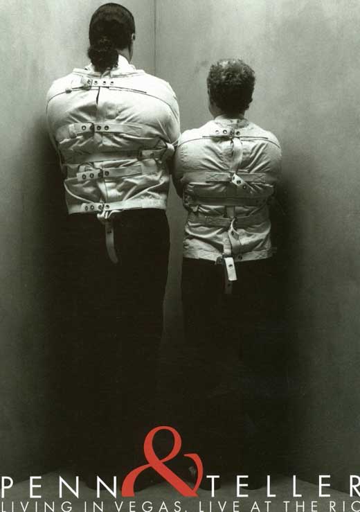 Penn and Teller Movie Poster Print showcasing vibrant colors and design.