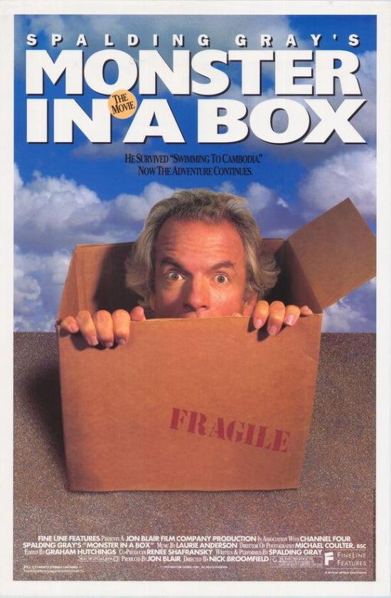 Monster in a Box movie poster print showcasing vibrant colors and captivating design.