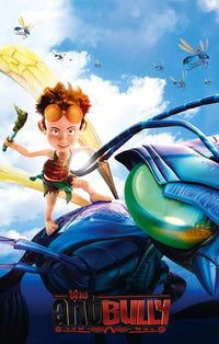 The Ant Bully Movie Poster Print featuring colorful animated characters.