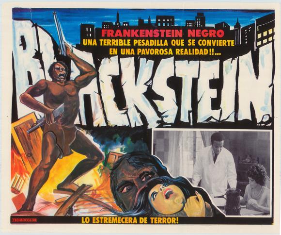 Blackenstein Movie Poster Print showcasing a classic film design.