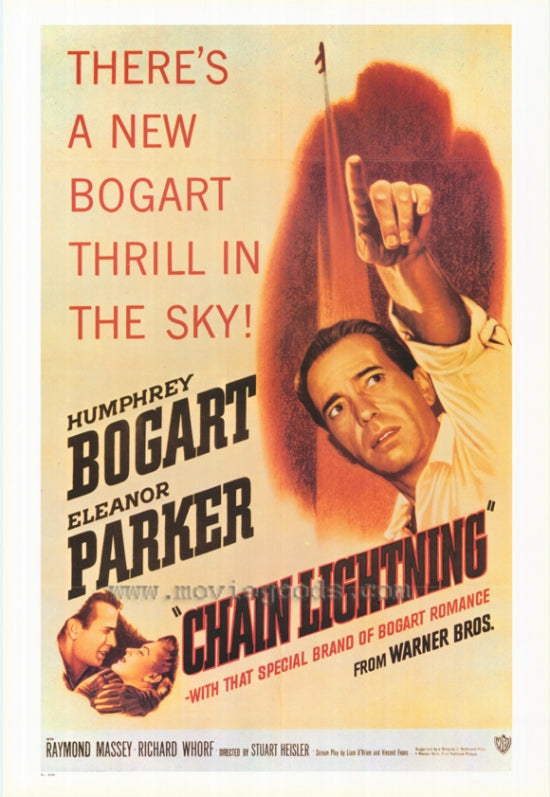 Chain Lightning Movie Poster Print showcasing dynamic visuals.