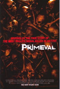 Primeval movie poster print showcasing thrilling cinematic artwork.