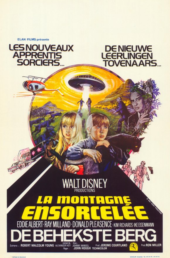 Escape to Witch Mountain Movie Poster Print showcasing adventure and magic.