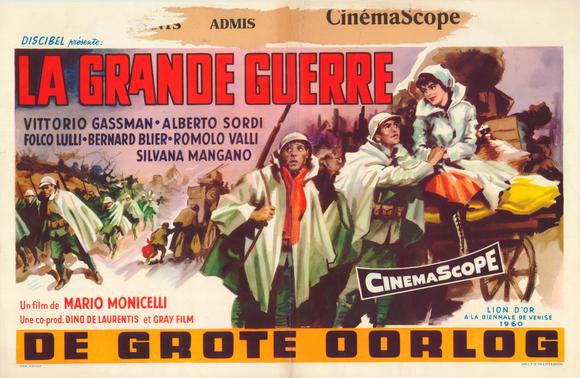 The Great War Movie Poster Print featuring powerful imagery.