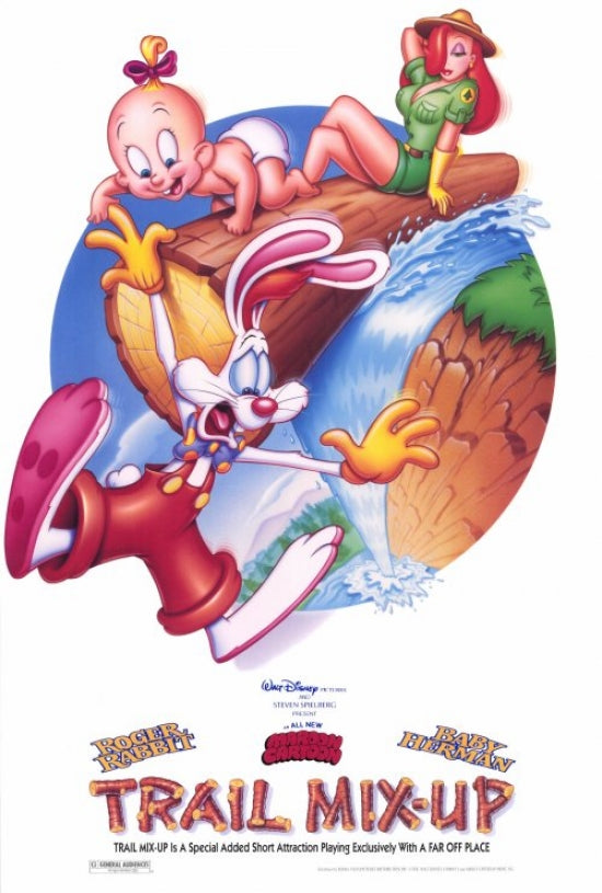 Trail Mix Up Movie Poster Print featuring vibrant colors and adventure theme.